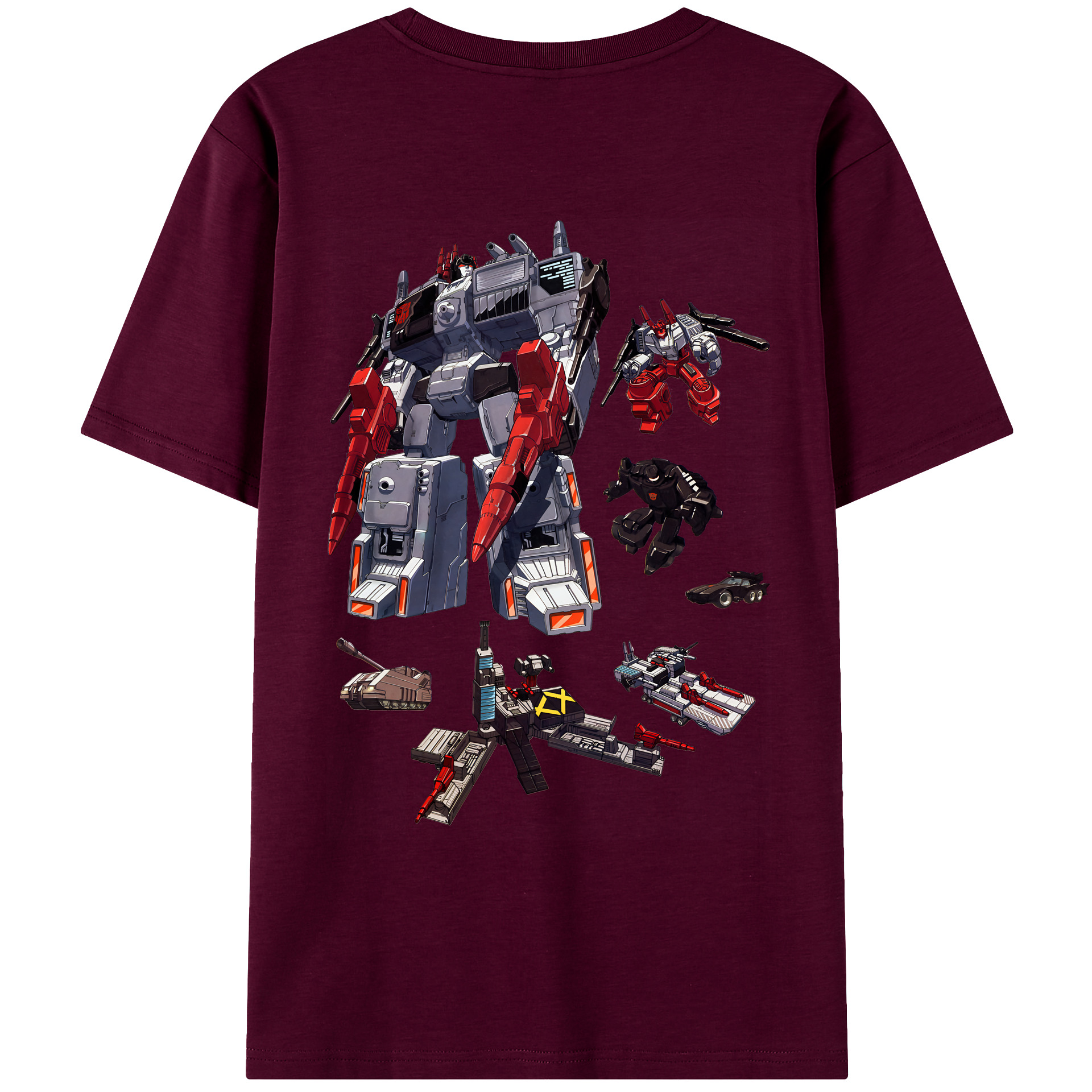 （画像用） Transformers トランスフォーマー レディース半袖Tシャツ(バックプリント)